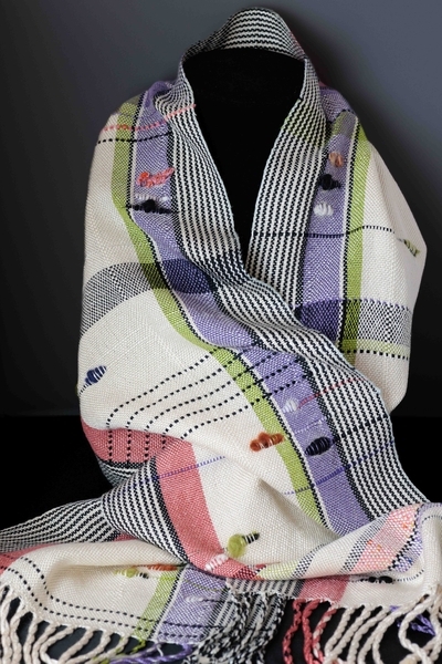 Handwoven scarf